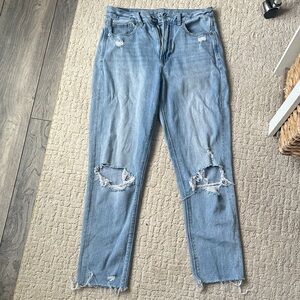 AE Light Blue Mom Jean 6L